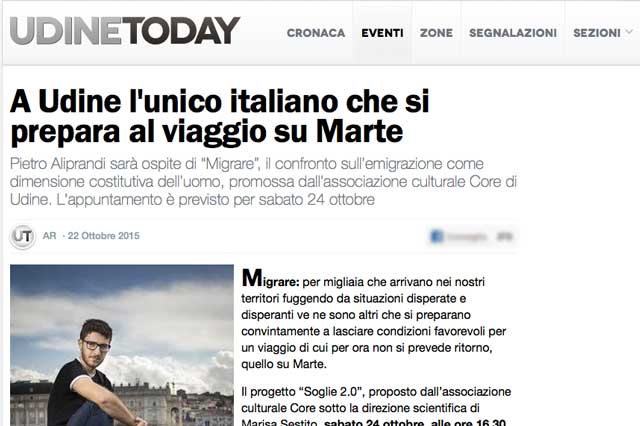 ritaglio pagina web