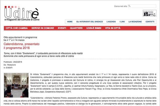 particolare pagina web www.udine-e.it